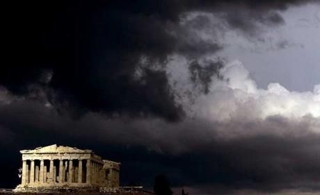Storm over athens
