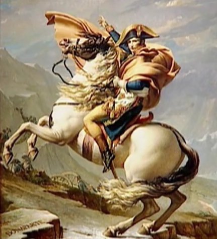 Napolean on a horse