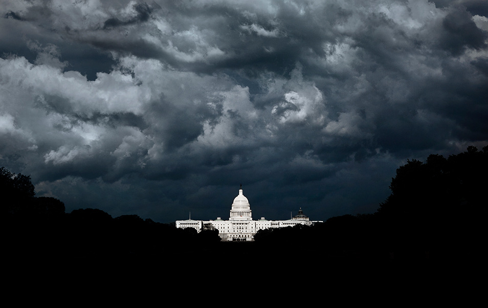 storm over the whitehouse