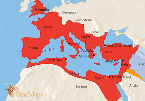 rome in 395 AD under 