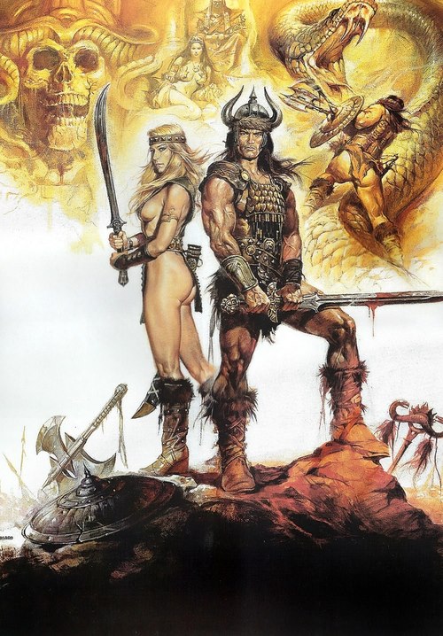 film poster from conan the barbarian